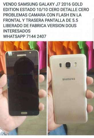Vendo Samsung Galaxy J7 2016 Gold Vendo Samsung Galaxy J7 2016 Gold