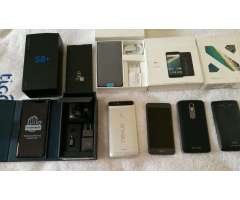 Samsung S8 Plus de 64gb , Huawei Honor 8, LG Nexus 5x, Motorola Droid turbo 1 y 2 , Nexus 6p
