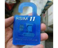 Se tiene en venta las nuevas rsim 11, para cualquier Iphone hasta los mas actuales
