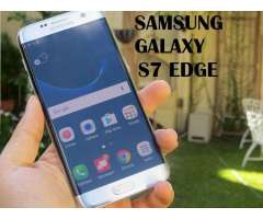 VENDO NO CAMBIO Samsung Galaxy S7 EDGE Plus Plateado &#x24;365 poco Neg. Incluye Cargador Samsung.
