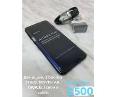 Vendo S8 Plus, Negro Y Plateado.