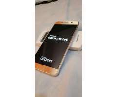Samsung Galaxy Note 5 Dorada Full Acces