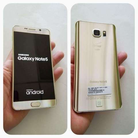 Vendo Samsung Note 5 Gold Vendo Samsung Note 5 Gold