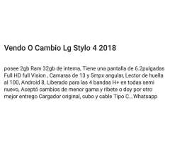 Vendo O Canbio Lg Stylo 4