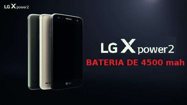 LG X POWER 2, 10 de 10, liberado 5.5, bateria dura 2 dias 4500 mah. 2 de ram,13 mp, frontal de ...