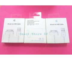 Cable Original 30 pines, Apple, Para Iphone 4, 4s, Iphone 3, 3Gs, Ipad 1, 2, 3, Ipod Touch 1, 2...
