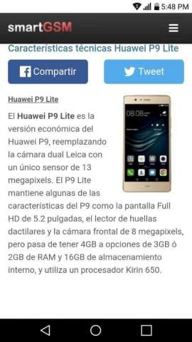 Vendo Huawei P9 Vendo Huawei P9