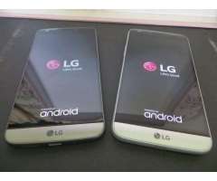 LG G5 de 5.2 pulgadas 4 GB RAM, LIBERADOS, DOBLE CAMARA, 16 MP 32 HUELLA, cargador original