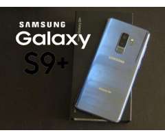 Vendo Samsung Galaxy S9 Plus Azul en caja todos los acesorios y garantia 525 Poco Neg