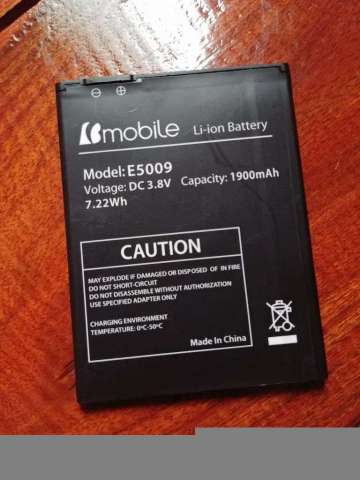 Batería Bmobile Modelo E5009 Excelente C Batería Bmobile Modelo E5009 Excelente C