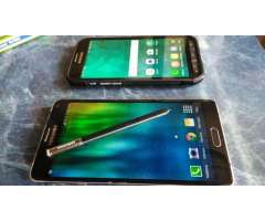 Vendo o cambio 3 Celulares Samsung Note 4, Samsung S5 Active, Go Mobile 504, LIBERADOS  Whatasp...