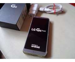 LG G6, RAM 4GB, Memoria Interna 32GB. LIBRE DE FABRICA. En Excelentes Condiciones. CON ACCESORIOS.