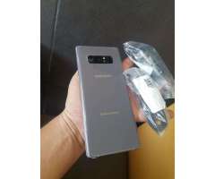 Vendo Galaxy Note 8 Orchid Gray Liberado