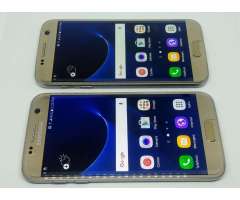 Samsung Galaxy S7 Gold&#x3a; 4GB RAM&#x3a; 32GB&#x3a; Liberado&#x3a; Lector de Huella &#x28;Omi...