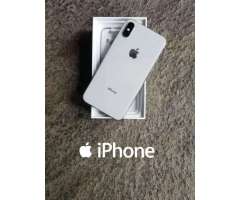 Apple iPhone X color plateado y gris liberado en caja con garantía y accesorios Orginale...