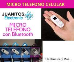 Micro Mini Telefono Celular Bluetooth