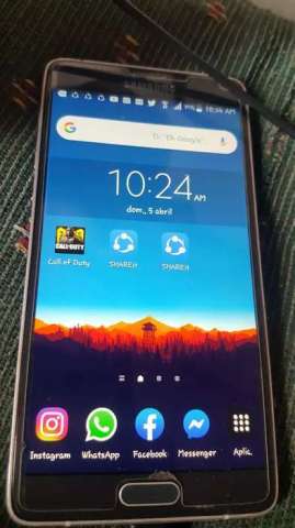 Vendo o cambio Samsung note 4 con detalle $100 negociable Vendo o cambio Samsung note 4 con detalle $100 negociable