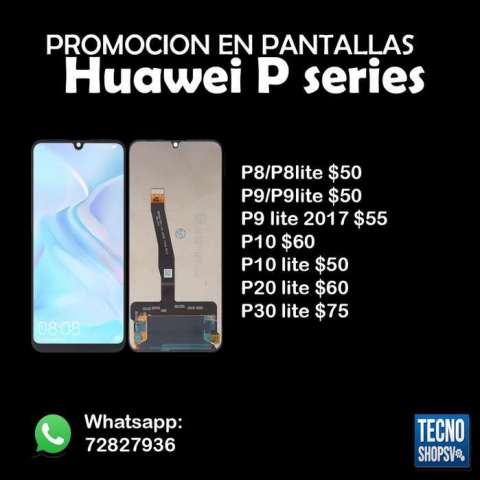 Pantallas Huawei P Series