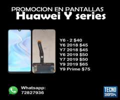 Pantallas Huawei Y Serie