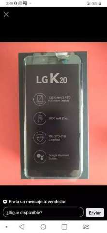 LG k20 nuevo LG k20 nuevo